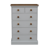 Wiltshire Bedroom Chest 2 over 4 Drawer Soft Cotton 